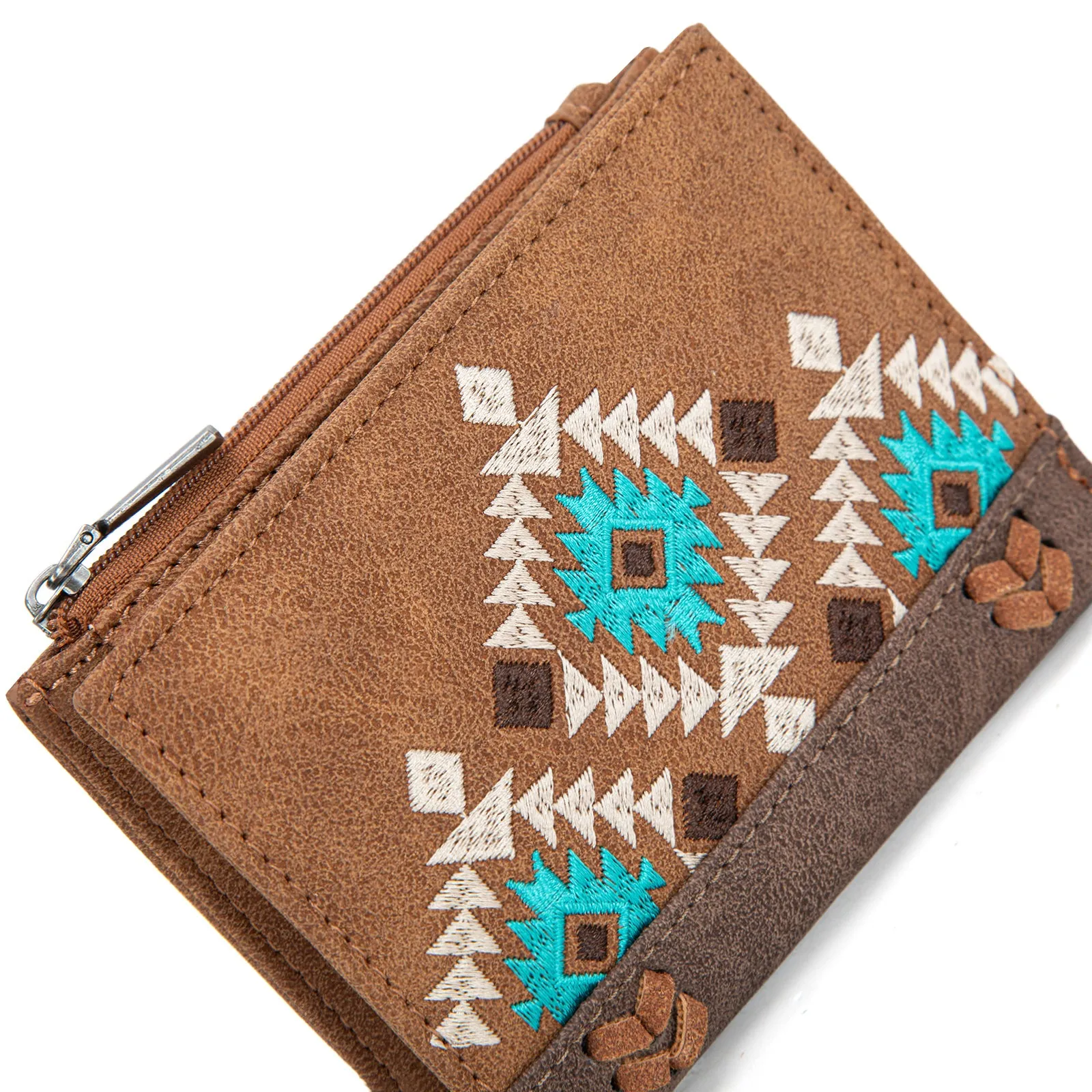 MW1312-W050  Montana West Embroidered Collection Wallet
