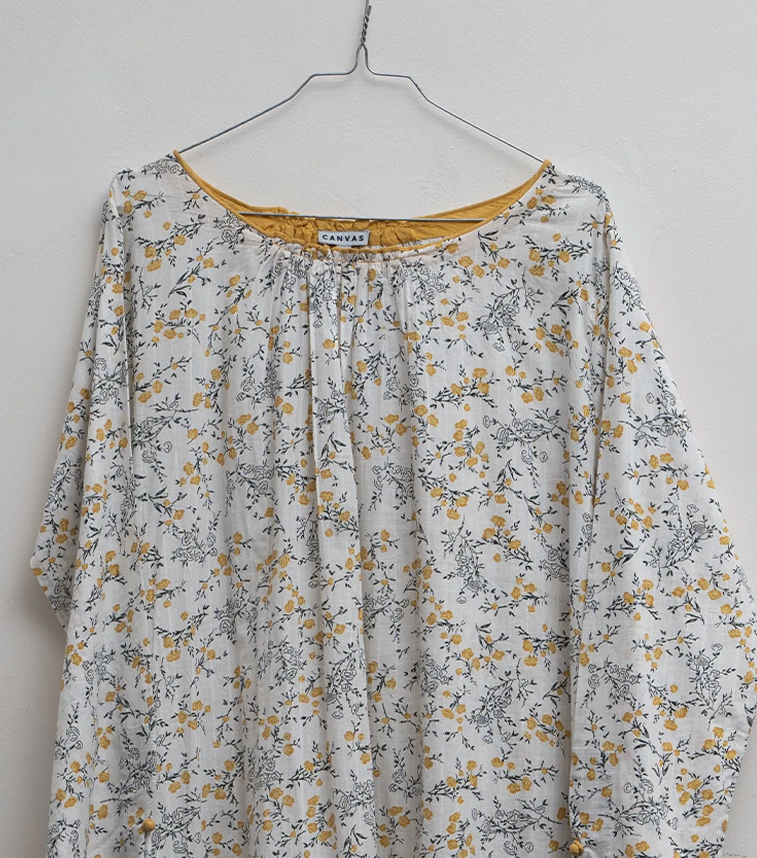 Natural Cotton Printed Dress