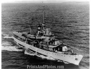 NAVY SHIP USS Erie Gun Boat  2877