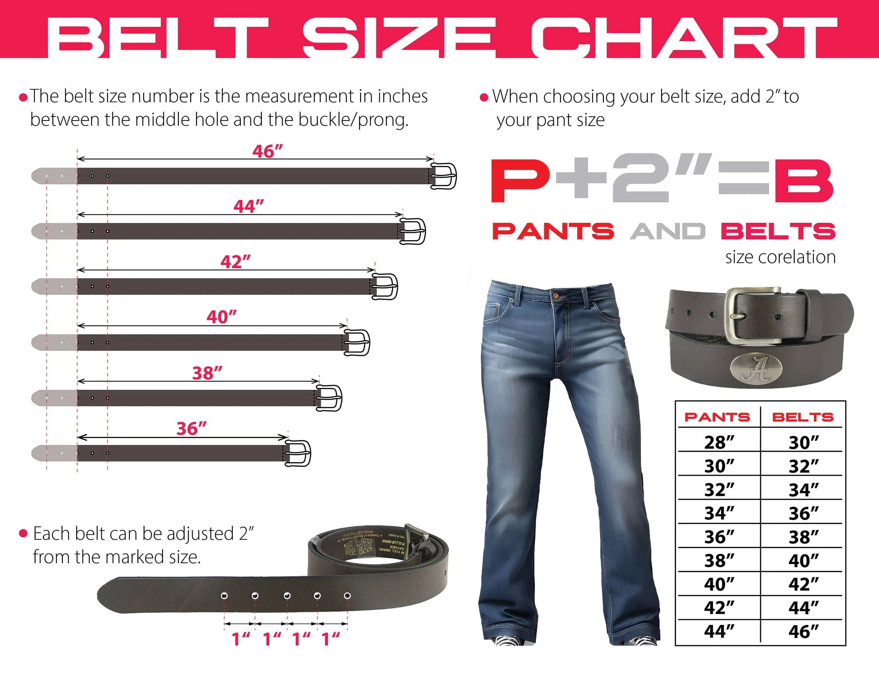 NC State Wolfpack Men's Collegiate Brown Leather Concho Belt.