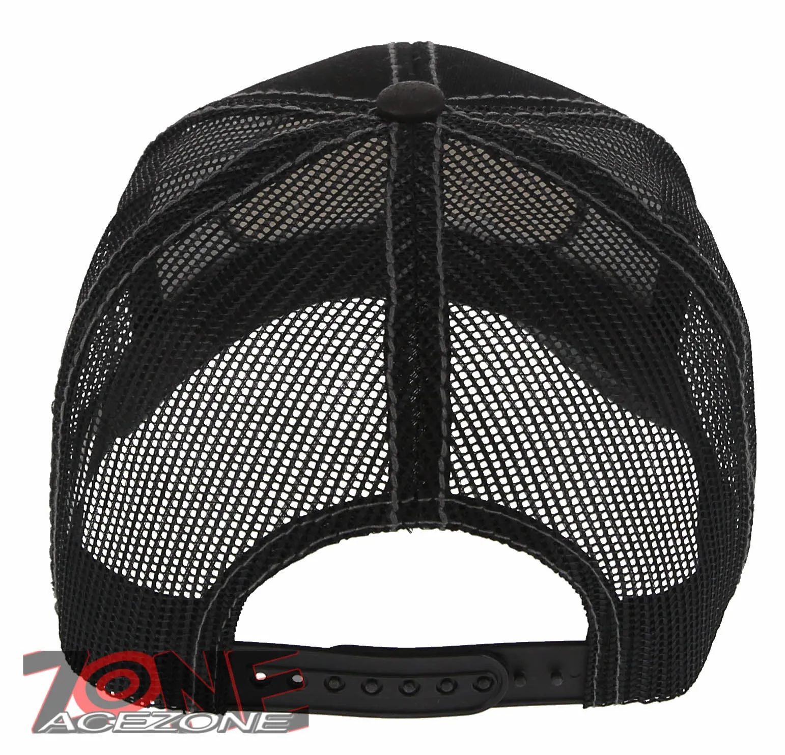NEW! COCK ROOSTER FIGHT MESH TRUCKER SNAPBACK BASEBALL CAP HAT BLACK