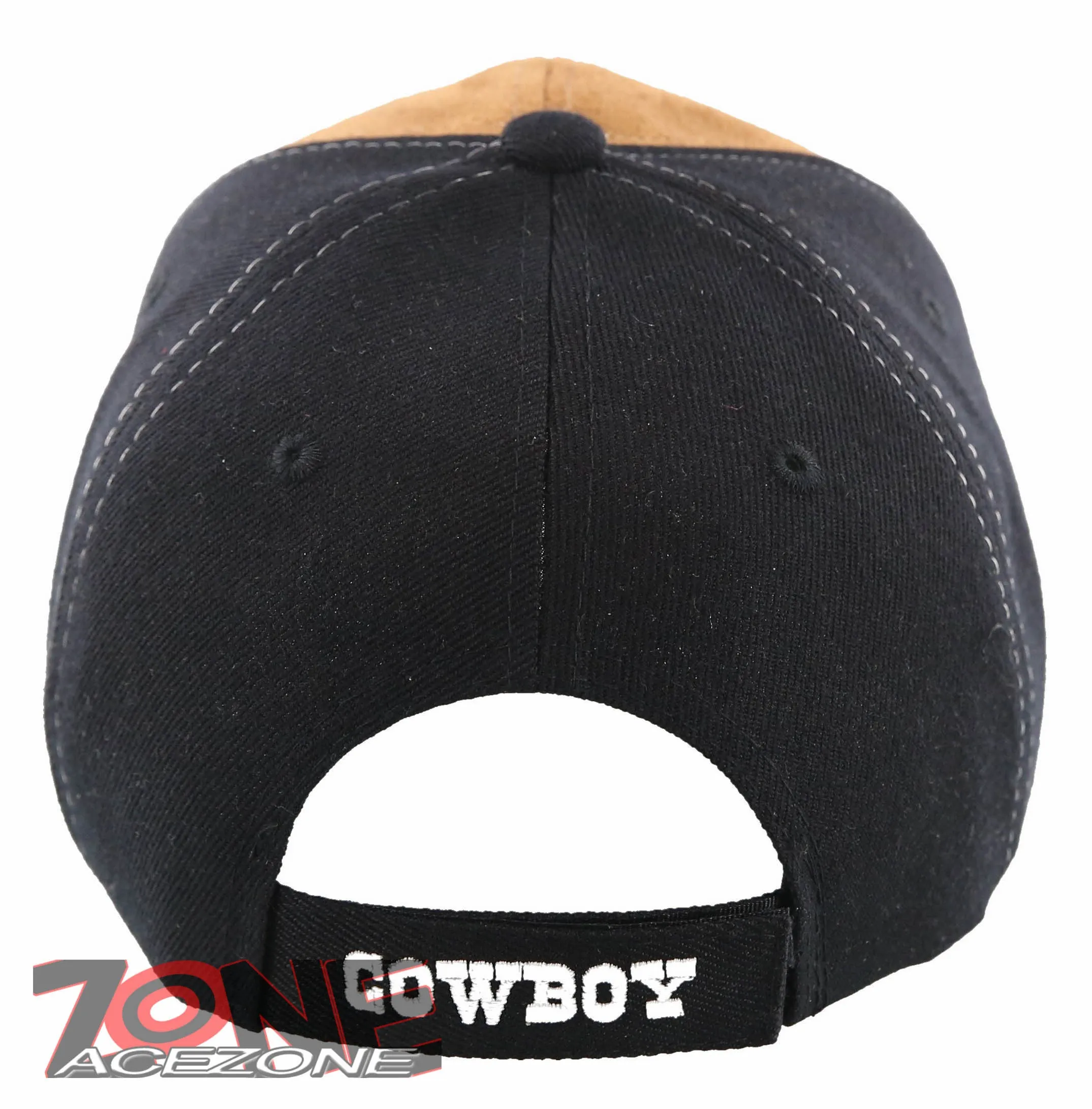 NEW! RODEO COWBOY BULL RIDER CHAMPION FAUX LEATHER CAP HAT BLACK