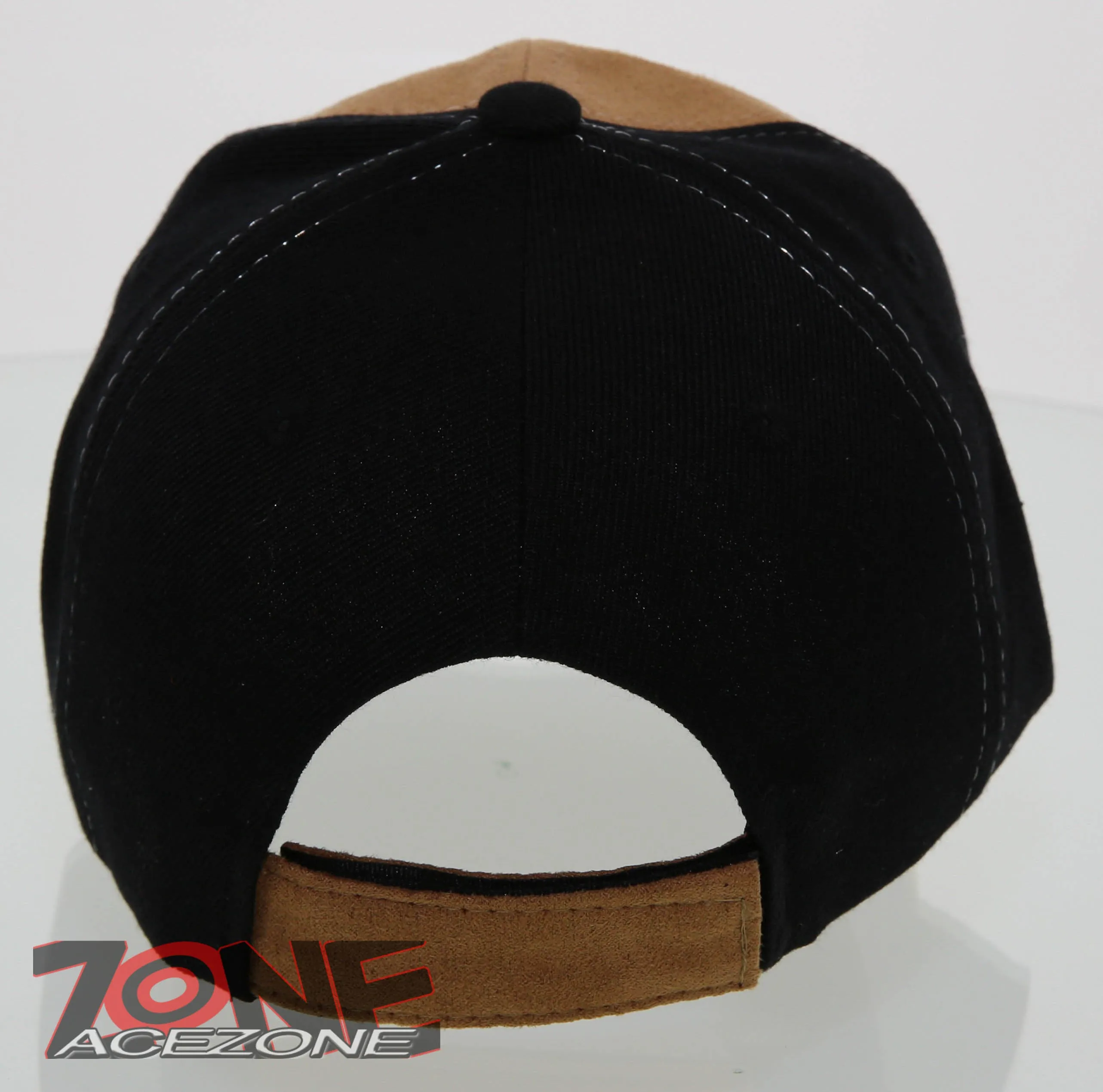 NEW! RODEO HORSE COWBOY FAUX LEATHER CAP HAT BLACK