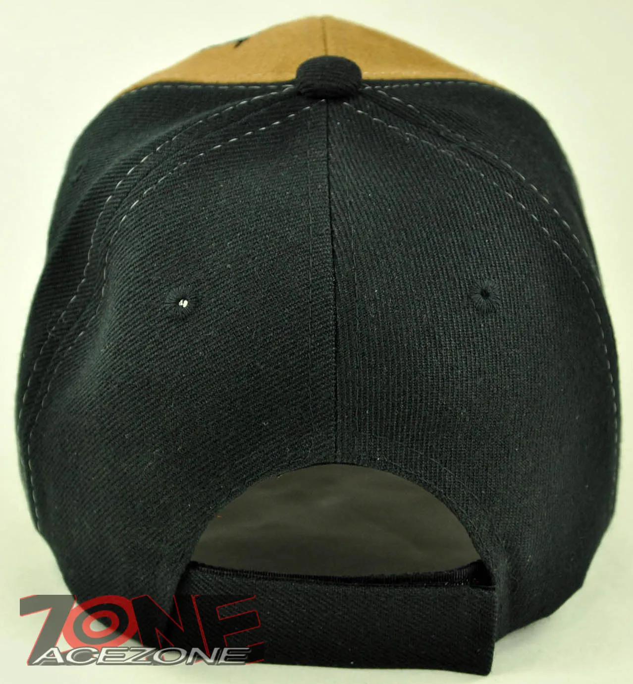 NEW! RODEO HORSE STONE COWBOY FAUX LEATHER BELT CAP HAT BLACK