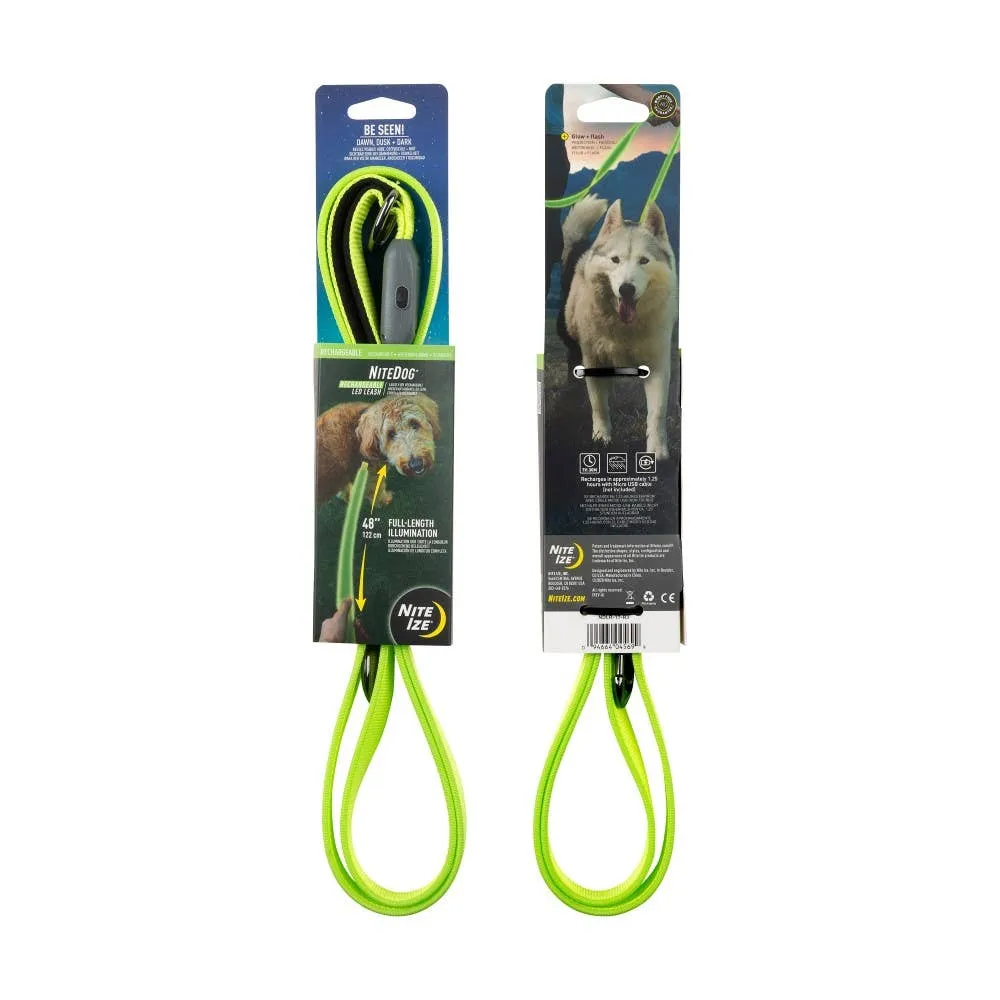 Nite Ize NiteDog Rechargeable LED Leash Red LED