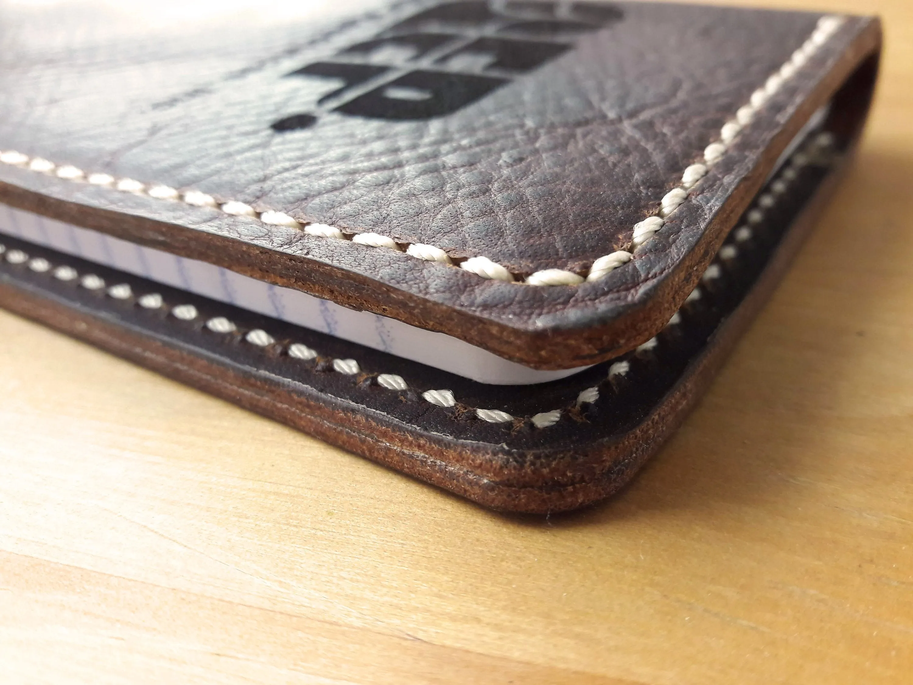 No.83 |  Leather Tally Record Book Cover Full Grain Leather
