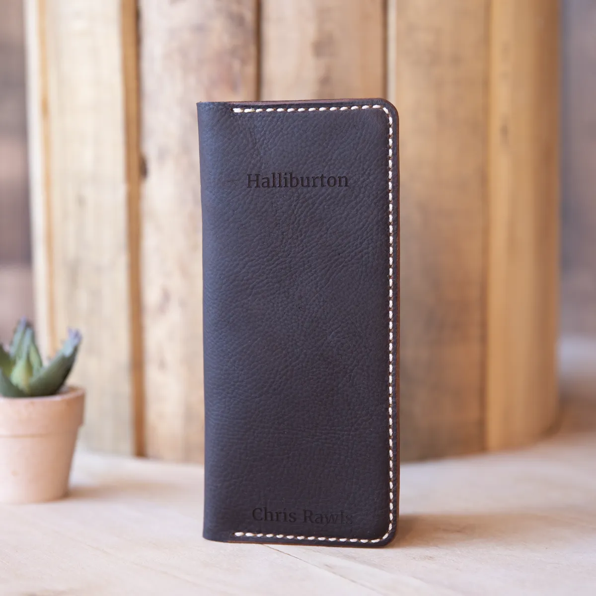 No.83 |  Leather Tally Record Book Cover Full Grain Leather