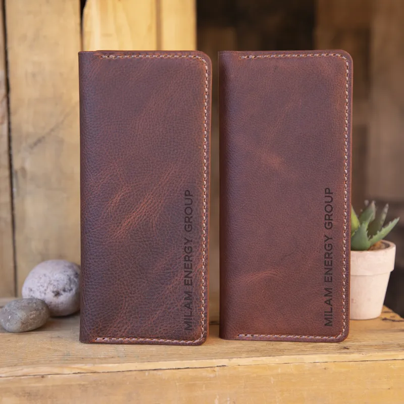 No.83 |  Leather Tally Record Book Cover Full Grain Leather