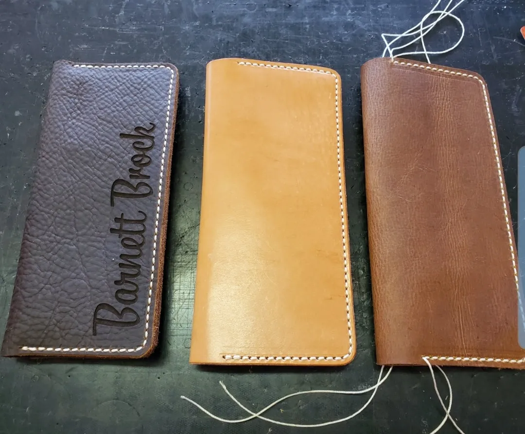 No.83 |  Leather Tally Record Book Cover Full Grain Leather