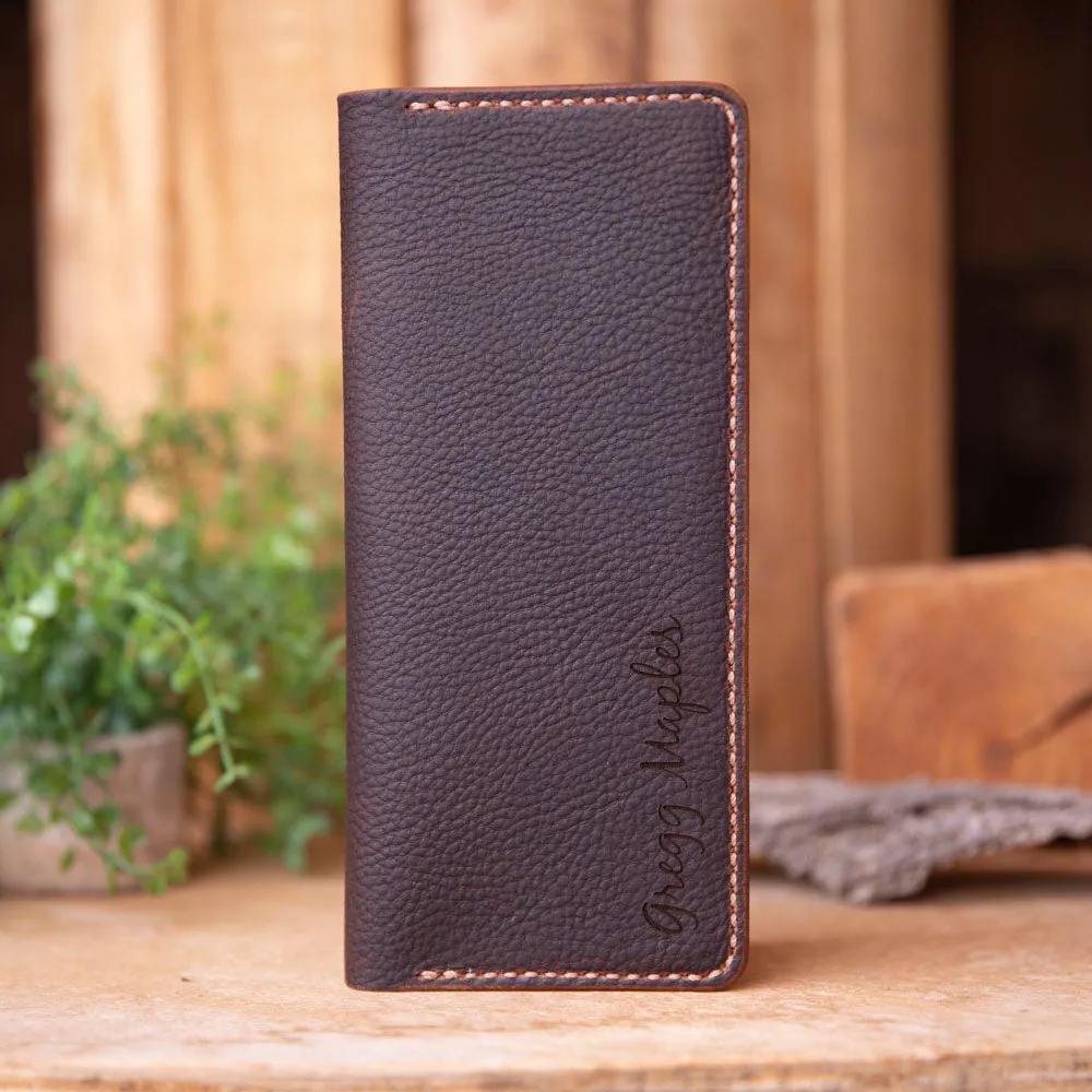 No.83 |  Leather Tally Record Book Cover Full Grain Leather