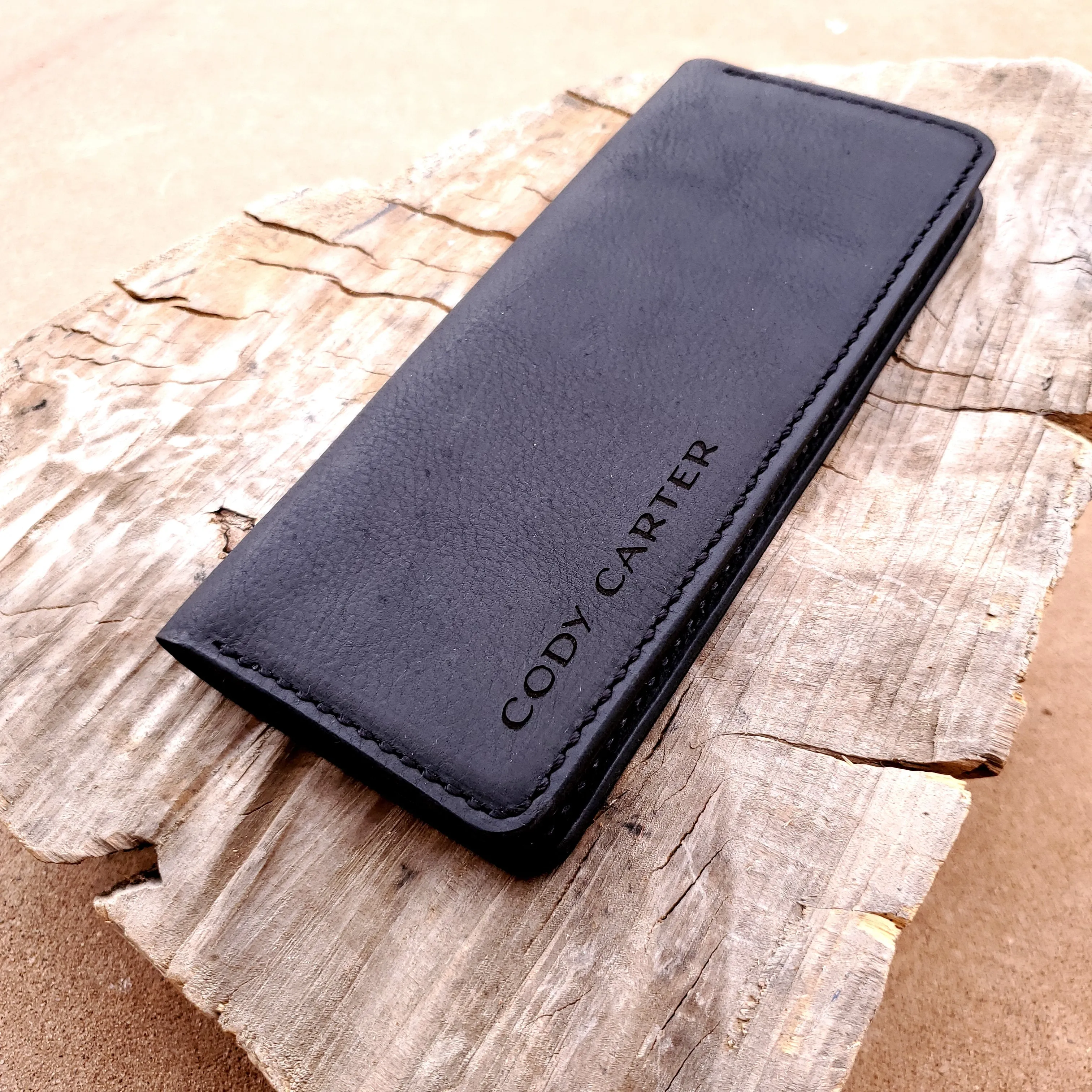 No.83 |  Leather Tally Record Book Cover Full Grain Leather