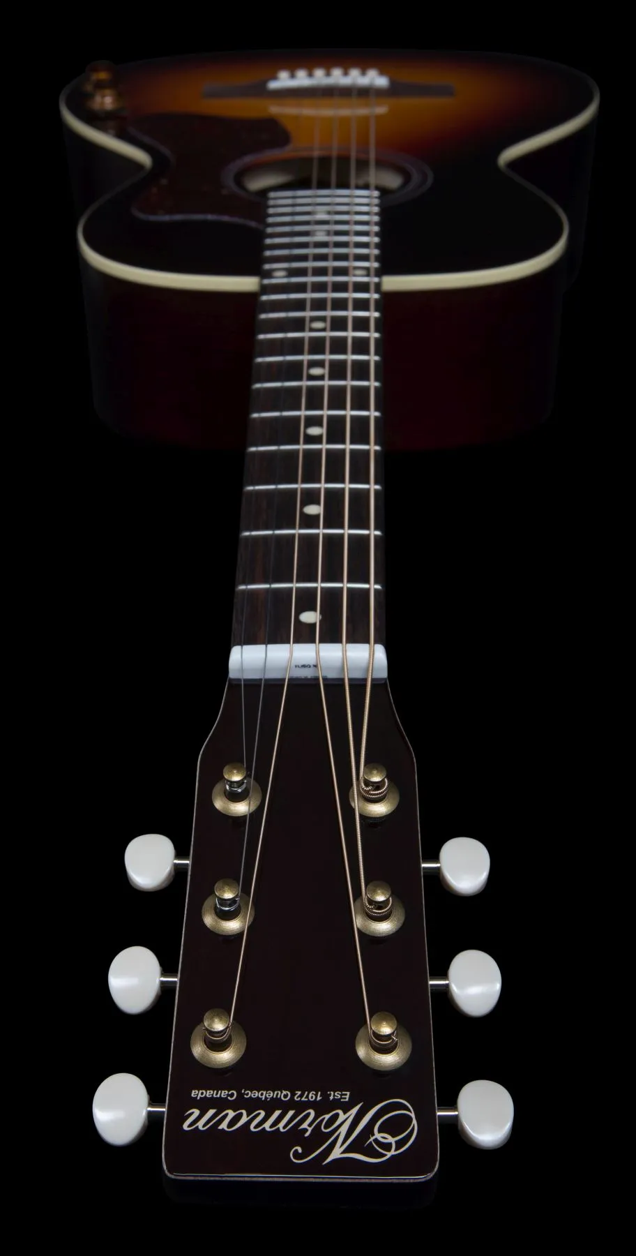Norman 049318 B18 Parlor Cherry Burst GT Q-Discrete Acoustic Electric MADE In CANADA