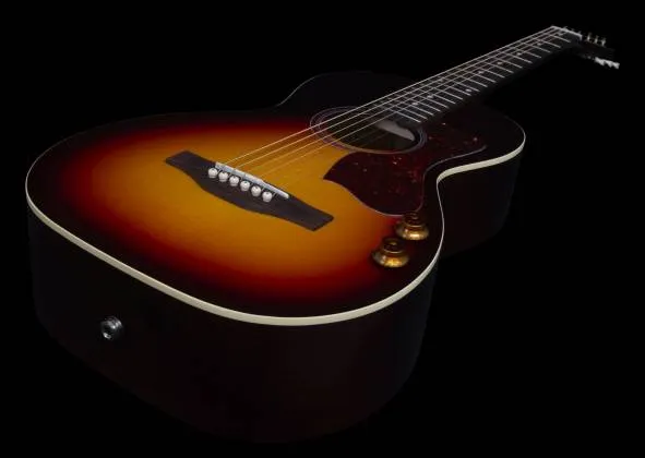 Norman 049318 B18 Parlor Cherry Burst GT Q-Discrete Acoustic Electric MADE In CANADA