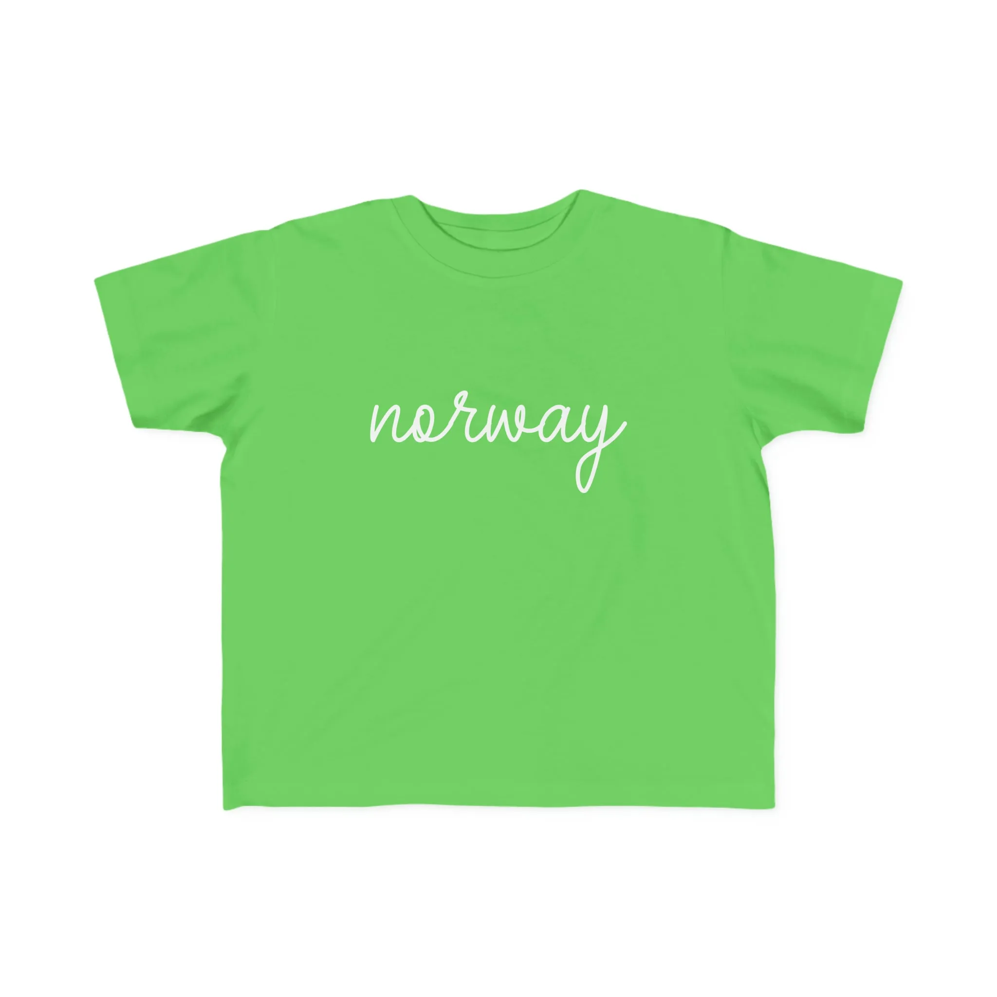 Norway Script Toddler Tee