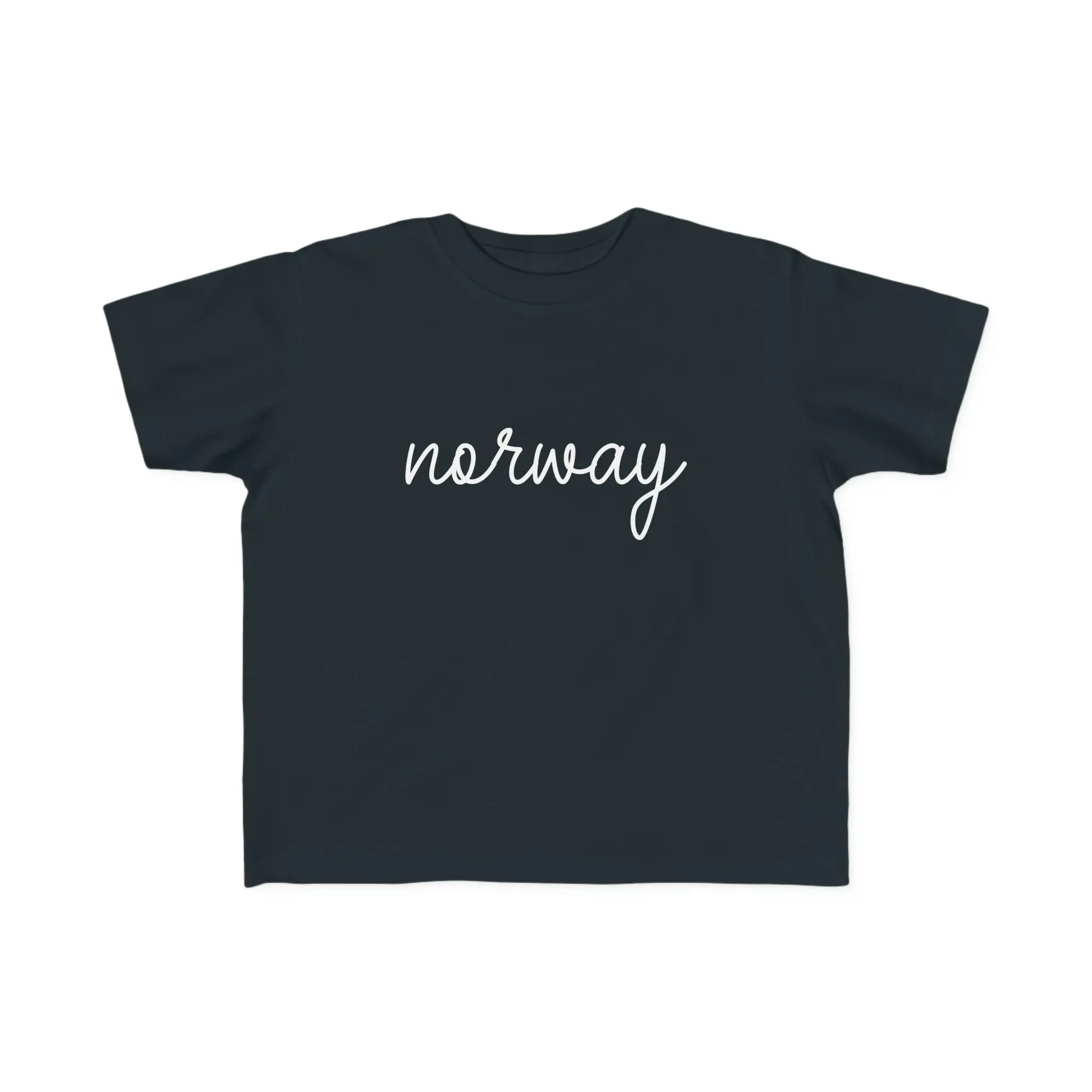 Norway Script Toddler Tee