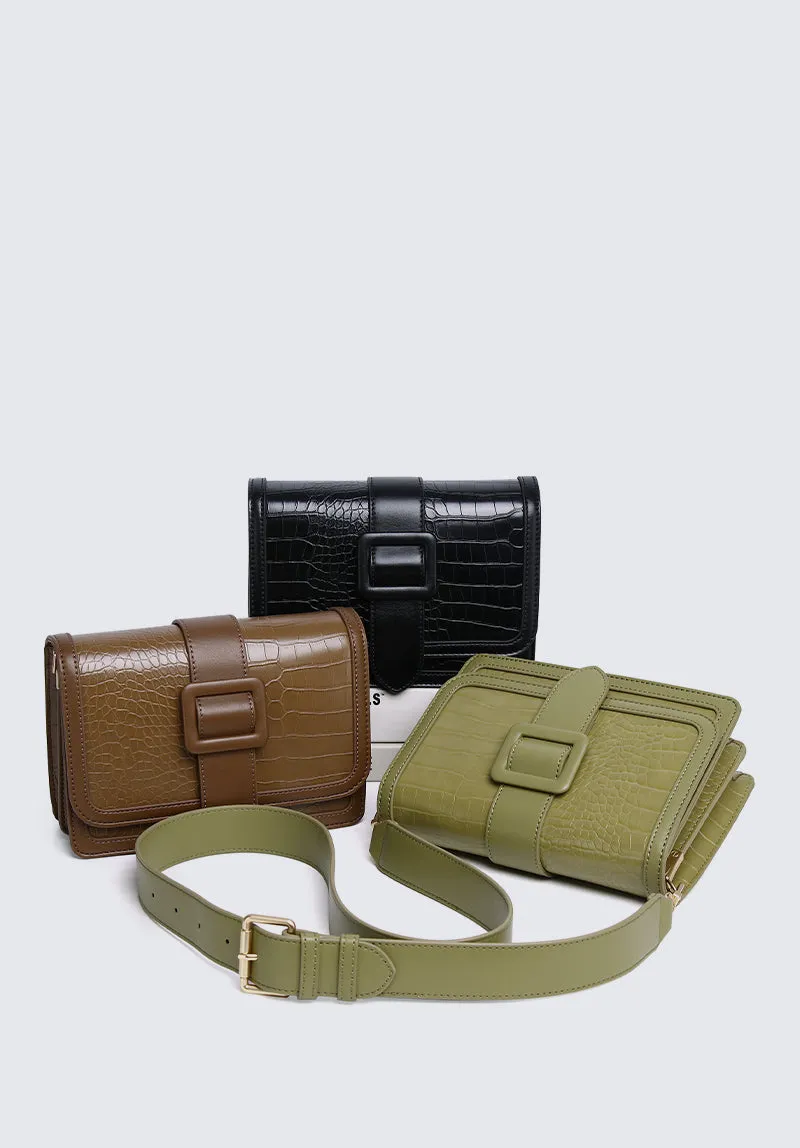 Nurita Harith Nahla Crossbody Sling Bag (Olive Drab)