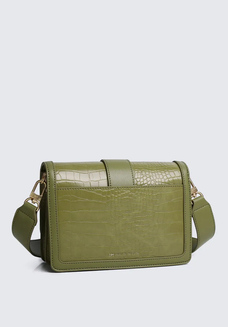 Nurita Harith Nahla Crossbody Sling Bag (Olive Drab)