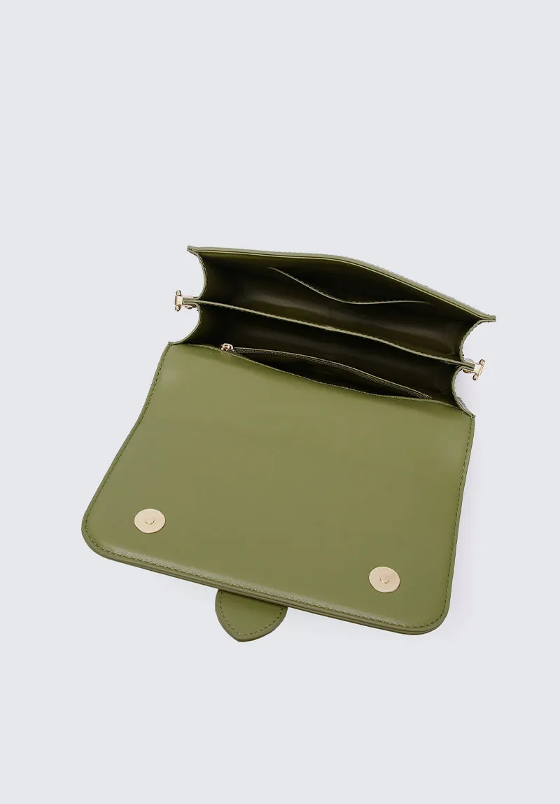 Nurita Harith Nahla Crossbody Sling Bag (Olive Drab)