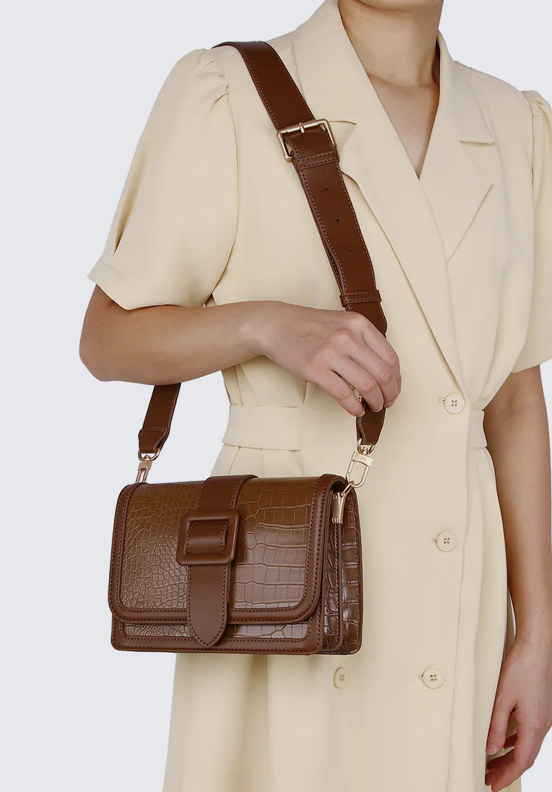 Nurita Harith Nahla Crossbody Sling Bag (Tan)