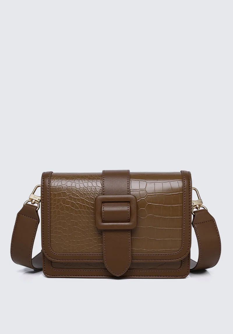 Nurita Harith Nahla Crossbody Sling Bag (Tan)