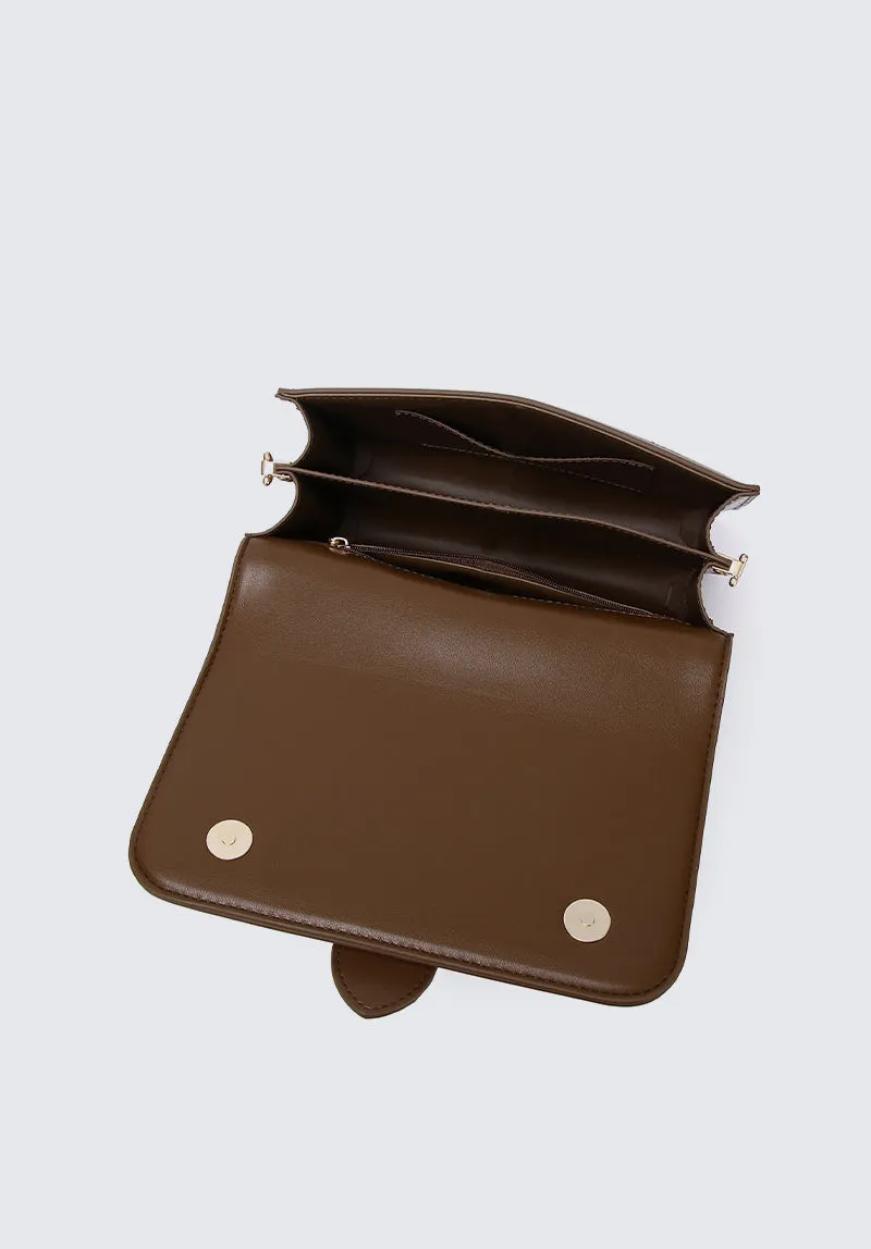 Nurita Harith Nahla Crossbody Sling Bag (Tan)