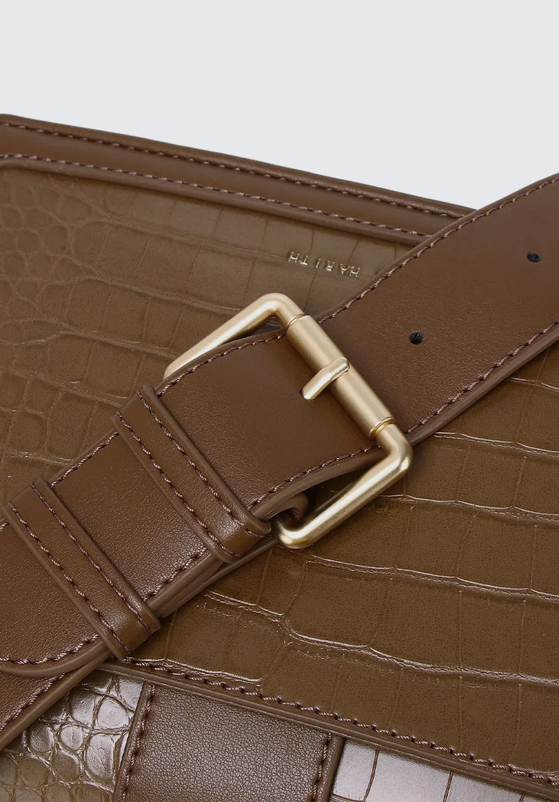 Nurita Harith Nahla Crossbody Sling Bag (Tan)