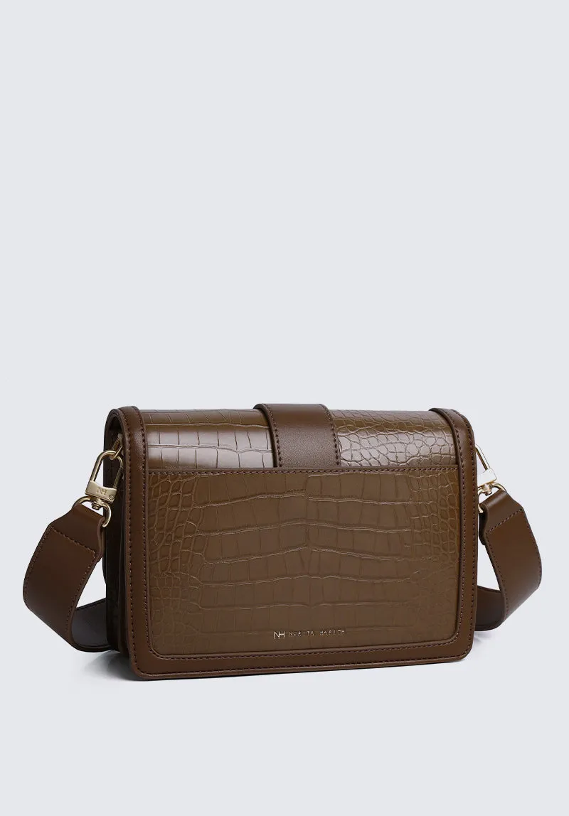 Nurita Harith Nahla Crossbody Sling Bag (Tan)
