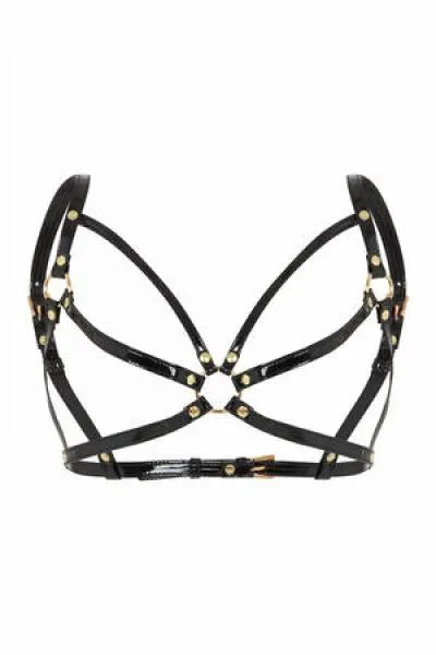 Open Harness Bra - Black -
