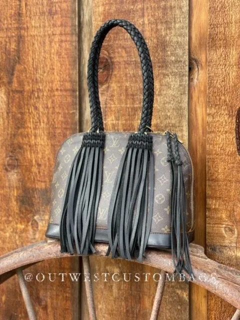 Out West Alma PM Revamped with Leather Braiding and Fringe