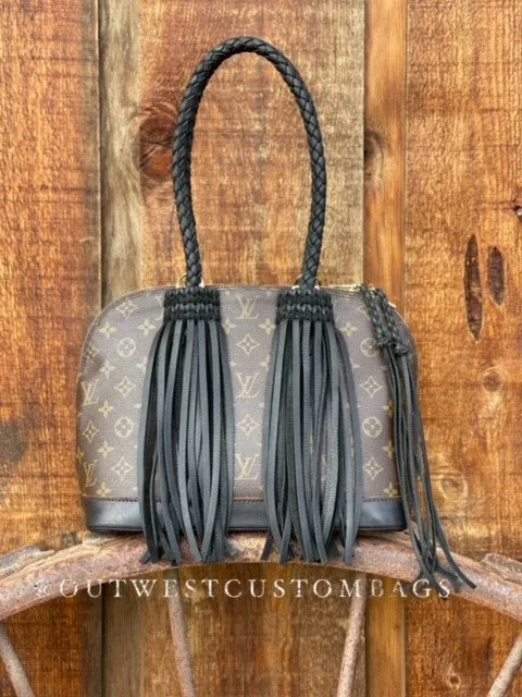 Out West Alma PM Revamped with Leather Braiding and Fringe