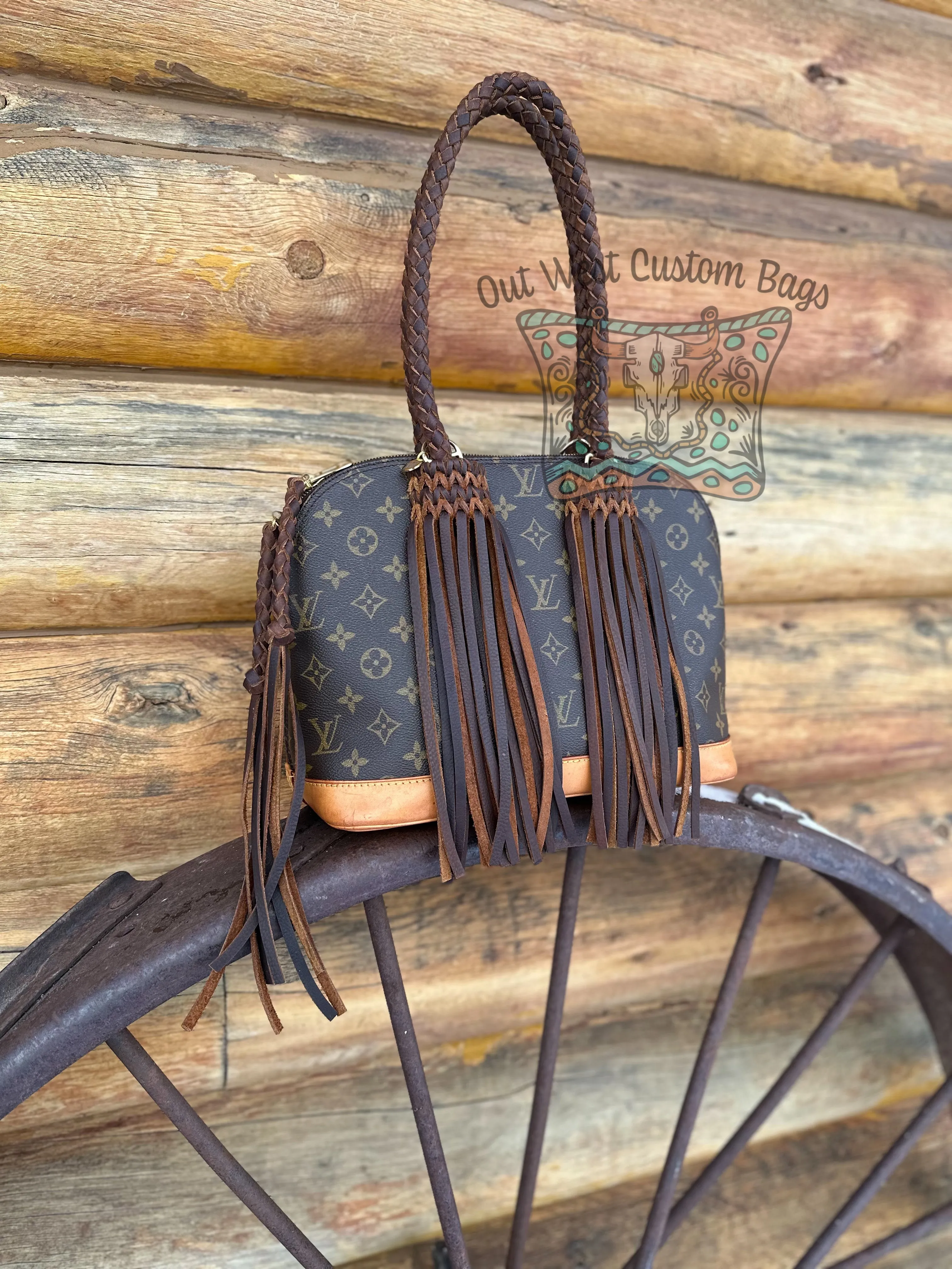 Out West Alma PM Revamped with Leather Braiding and Fringe
