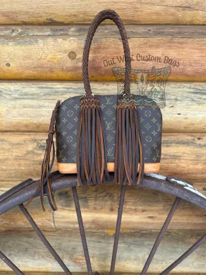 Out West Alma PM Revamped with Leather Braiding and Fringe