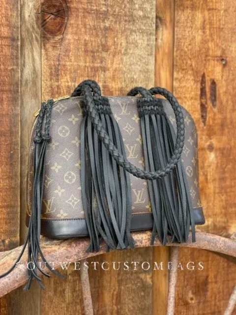 Out West Alma PM Revamped with Leather Braiding and Fringe