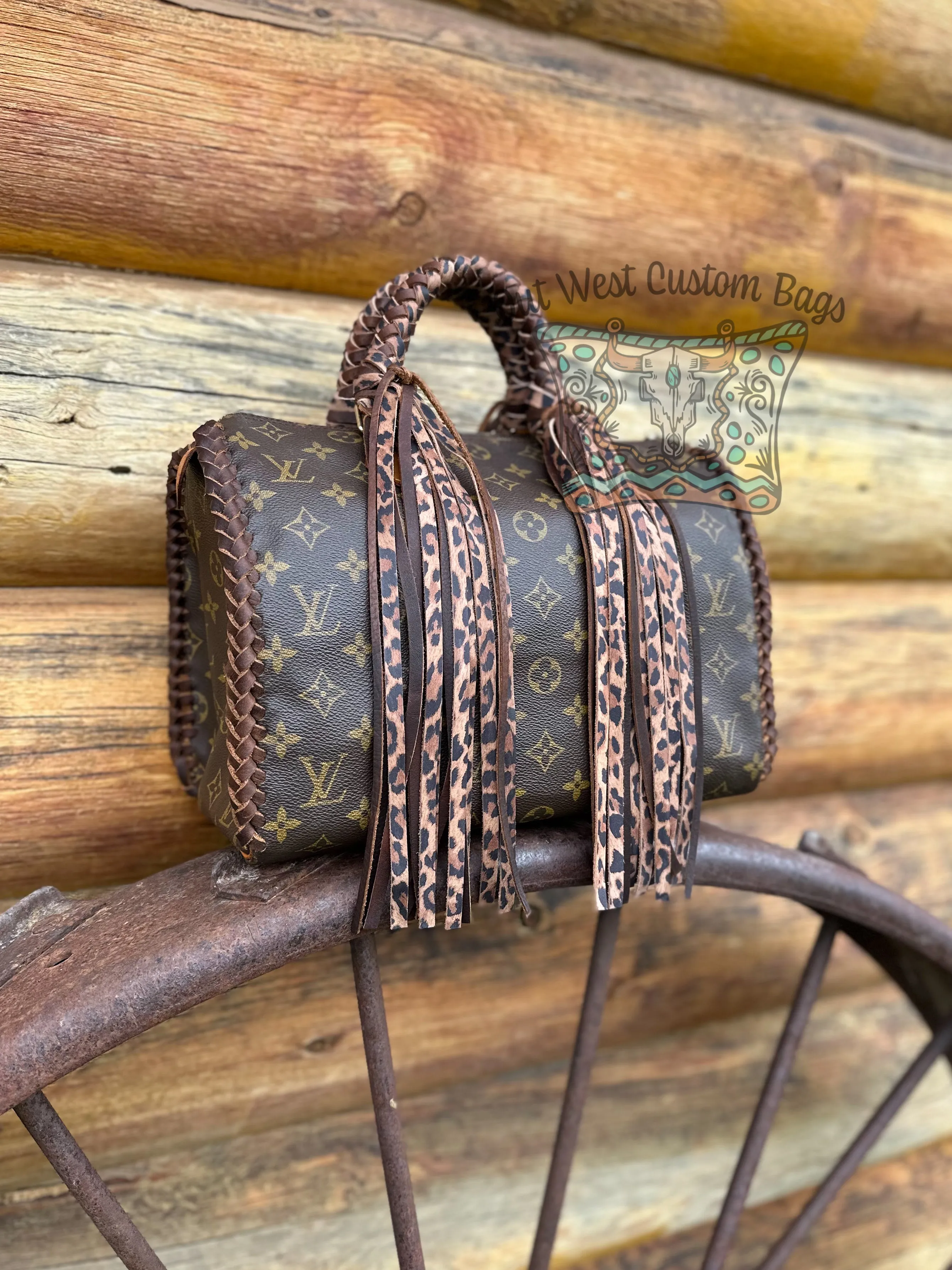 Out West Speedy Revamped with Leather Braiding and Fringe