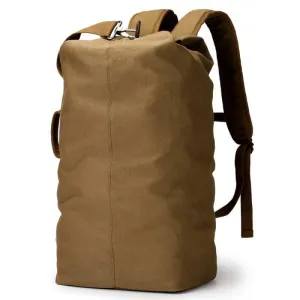 Outdoors Canvas Hiking Backpack Large Duffel Bag