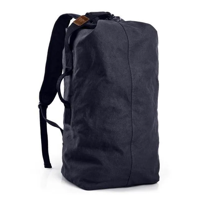 Outdoors Canvas Hiking Backpack Large Duffel Bag