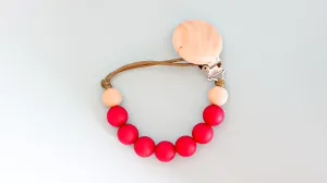 Pacifier Clip | Khandali Red