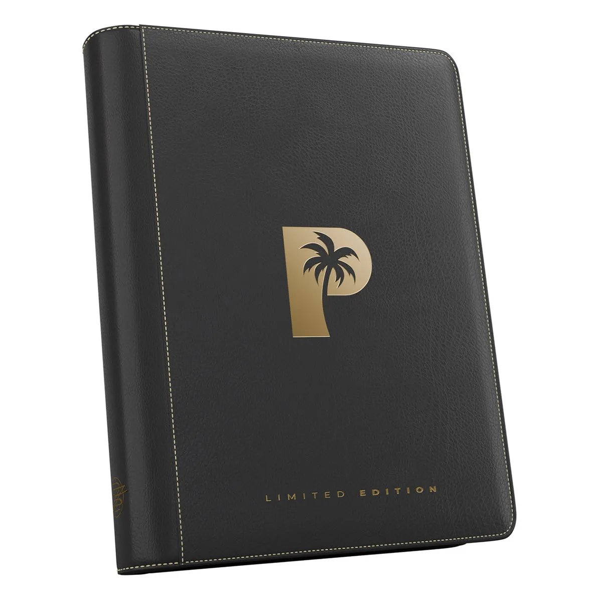 Palms Off 9 Pocket MEGA Capacity Zip Binder Limited Edition - Black/Gold