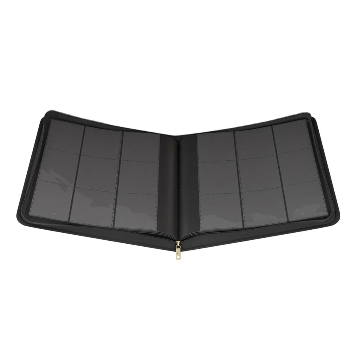 Palms Off 9 Pocket MEGA Capacity Zip Binder Limited Edition - Black/Gold