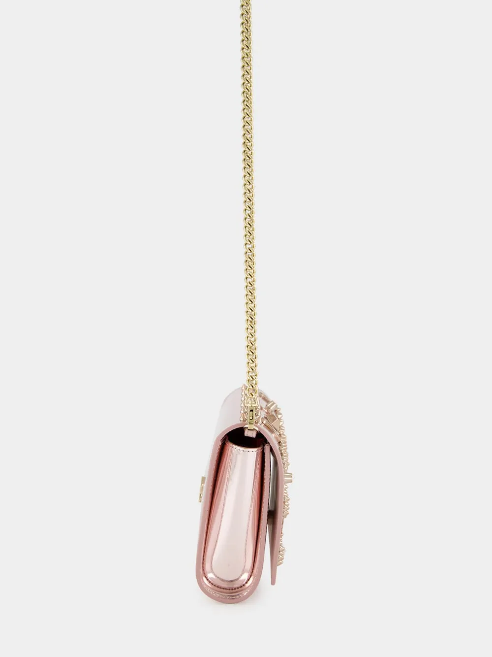 Paloma Vintage Rose Lamé Clutch