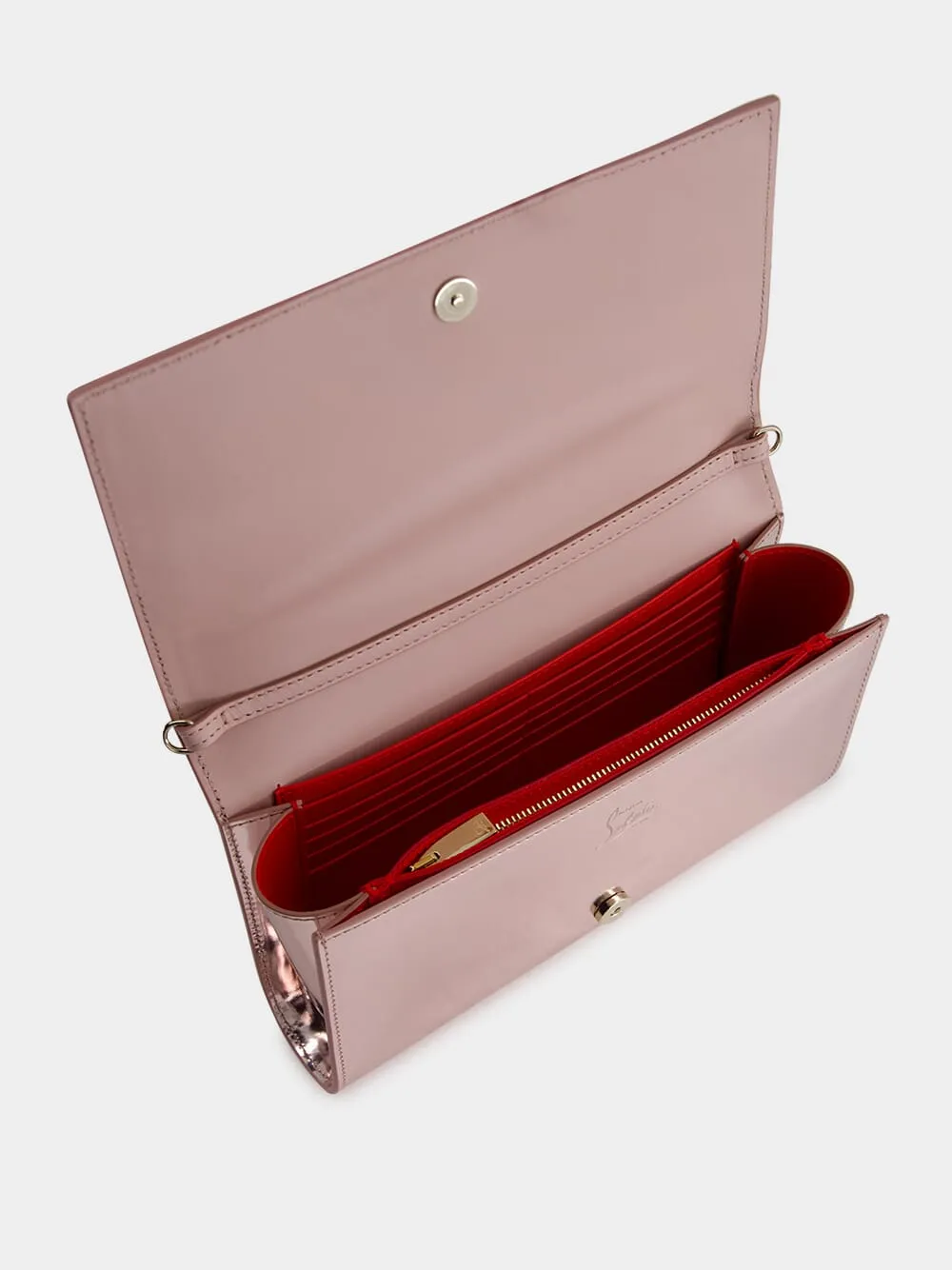 Paloma Vintage Rose Lamé Clutch