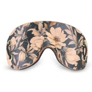 Paradise Black Blossom Mask [Suede Lined]