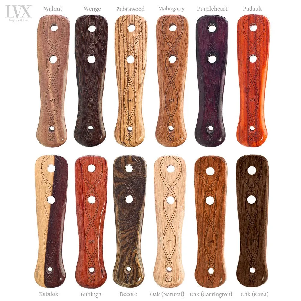 Paradise Red Blossom Leather Paddle