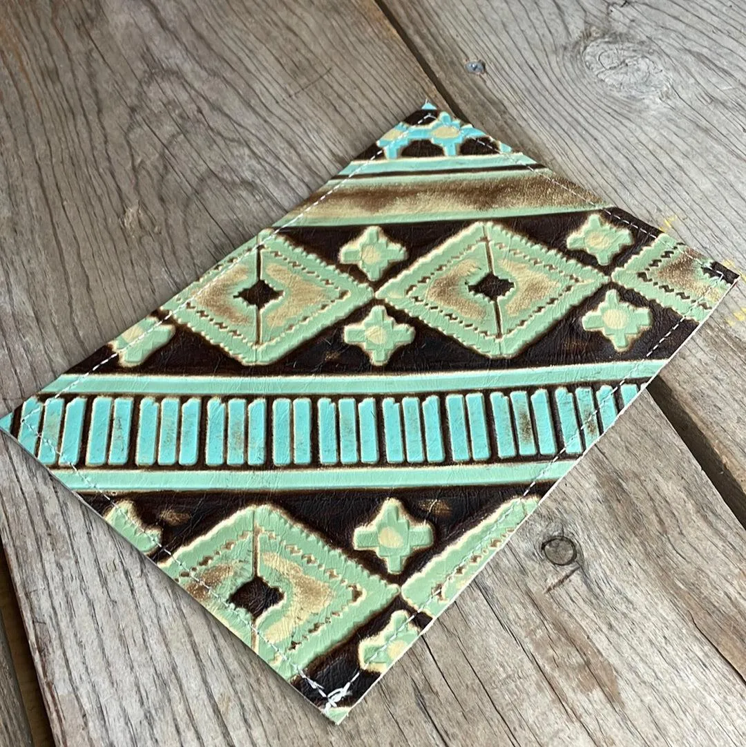 Passport Cover - No Hide w/ Sage Navajo