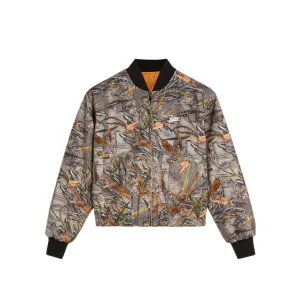 Patta Mens Natural Print Reversible Canvas Bomber Jacket