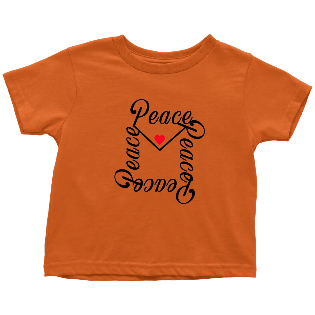 Peace Letter Toddler T-shirt