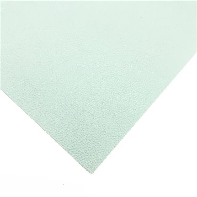 Pebble Grain |  Mint Green Faux Leather Craft Fabric Sheets