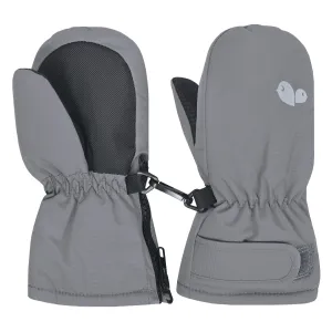 Perlimpinpin Winter Mitts - Grey Faille