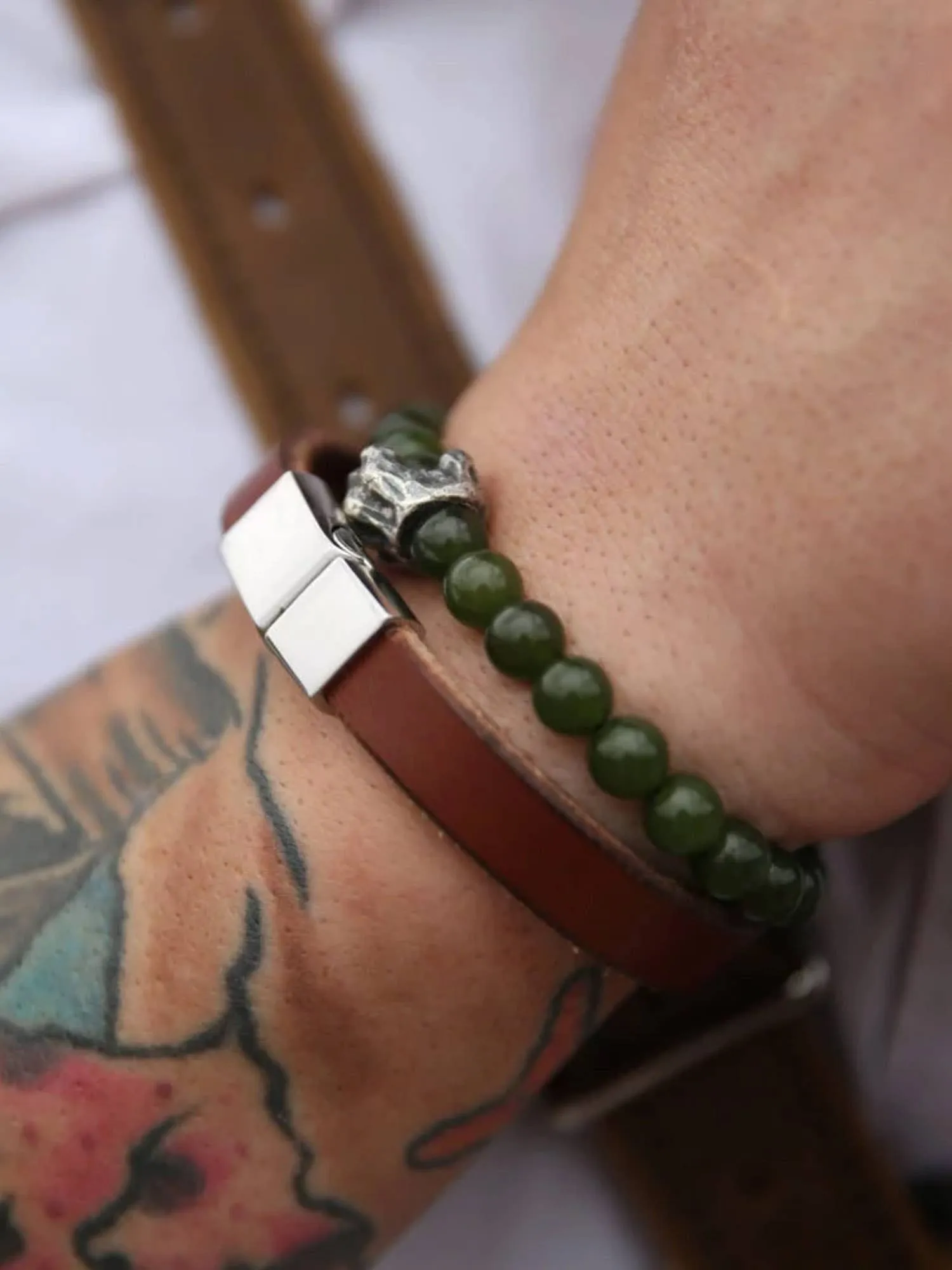 Personalized Leather Bracelet