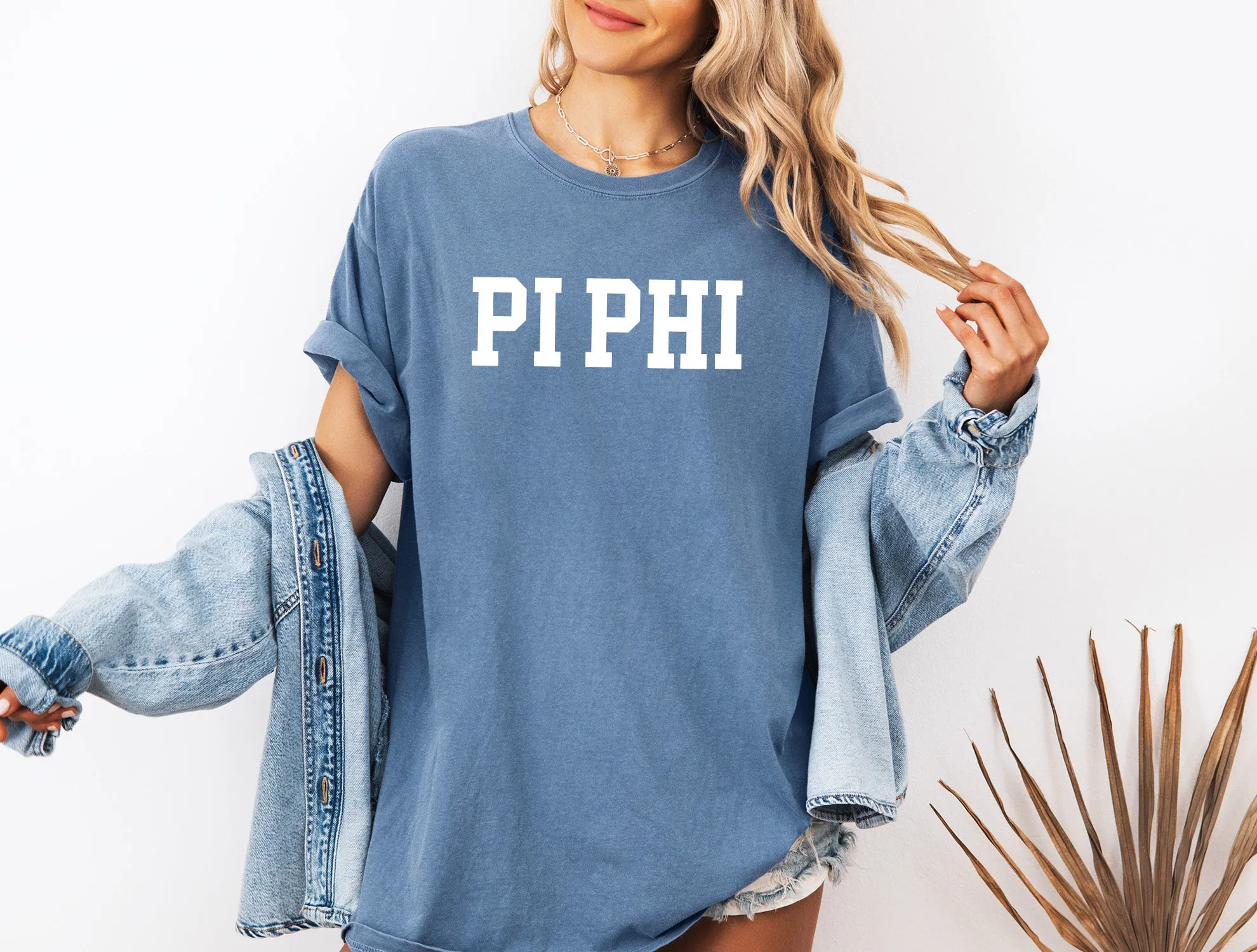 Pi Beta Phi Heavyweight Short Sleeve T-shirt - Comfort Colors